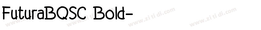FuturaBQSC Bold字体转换
